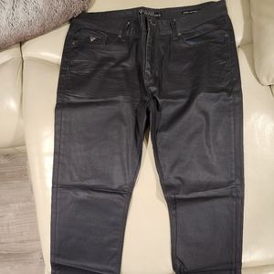 GUESS NAVY BLUE WAX DENIM Size 38x32